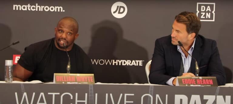 Dillian Whyte trying to defuse criticism over shoulder injury