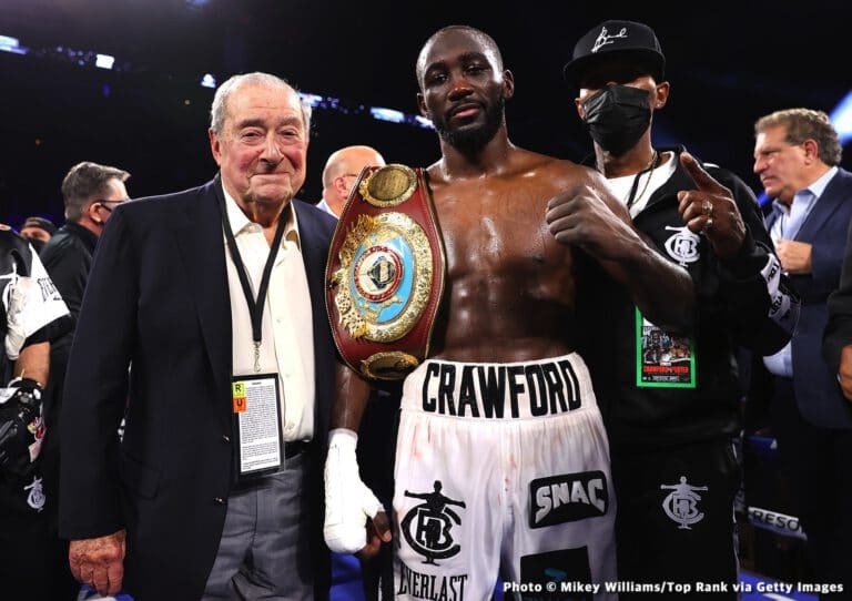 Arum: There Are Two Guys Out There That Would Complete Crawford's Legacy; One Is Spence The Other Is Taylor