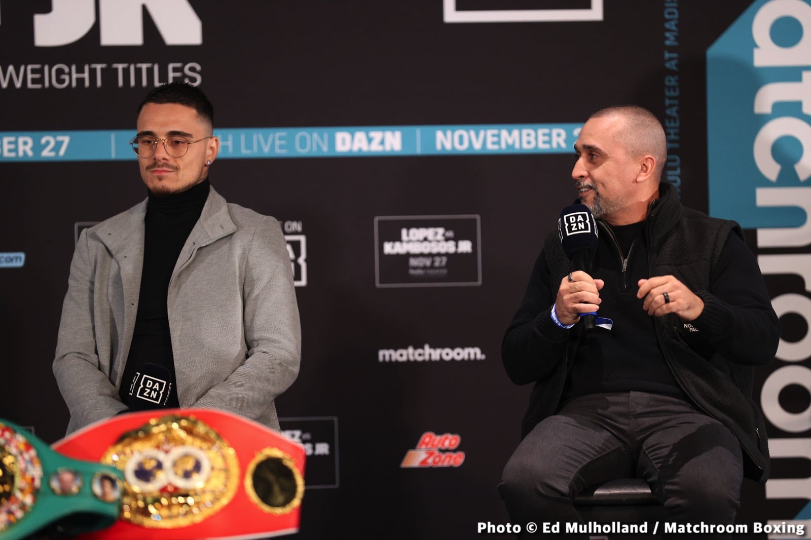 George Kambosos says Teofimo Lopez Sr. tried to attack him