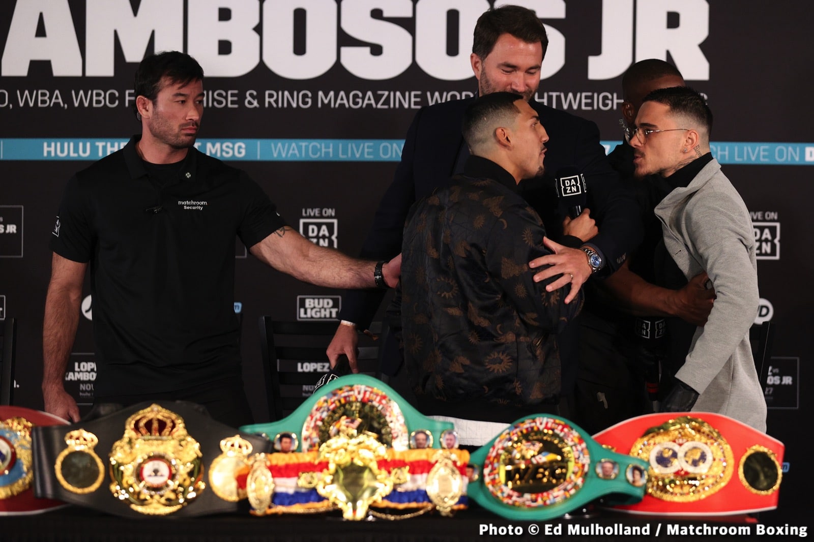 George Kambosos Jr., Teofimo Lopez boxing image / photo