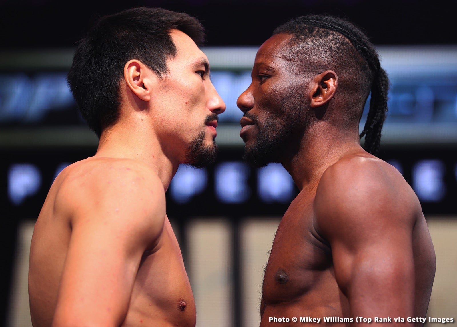 Crawford vs. Porter - weights from Las Vegas