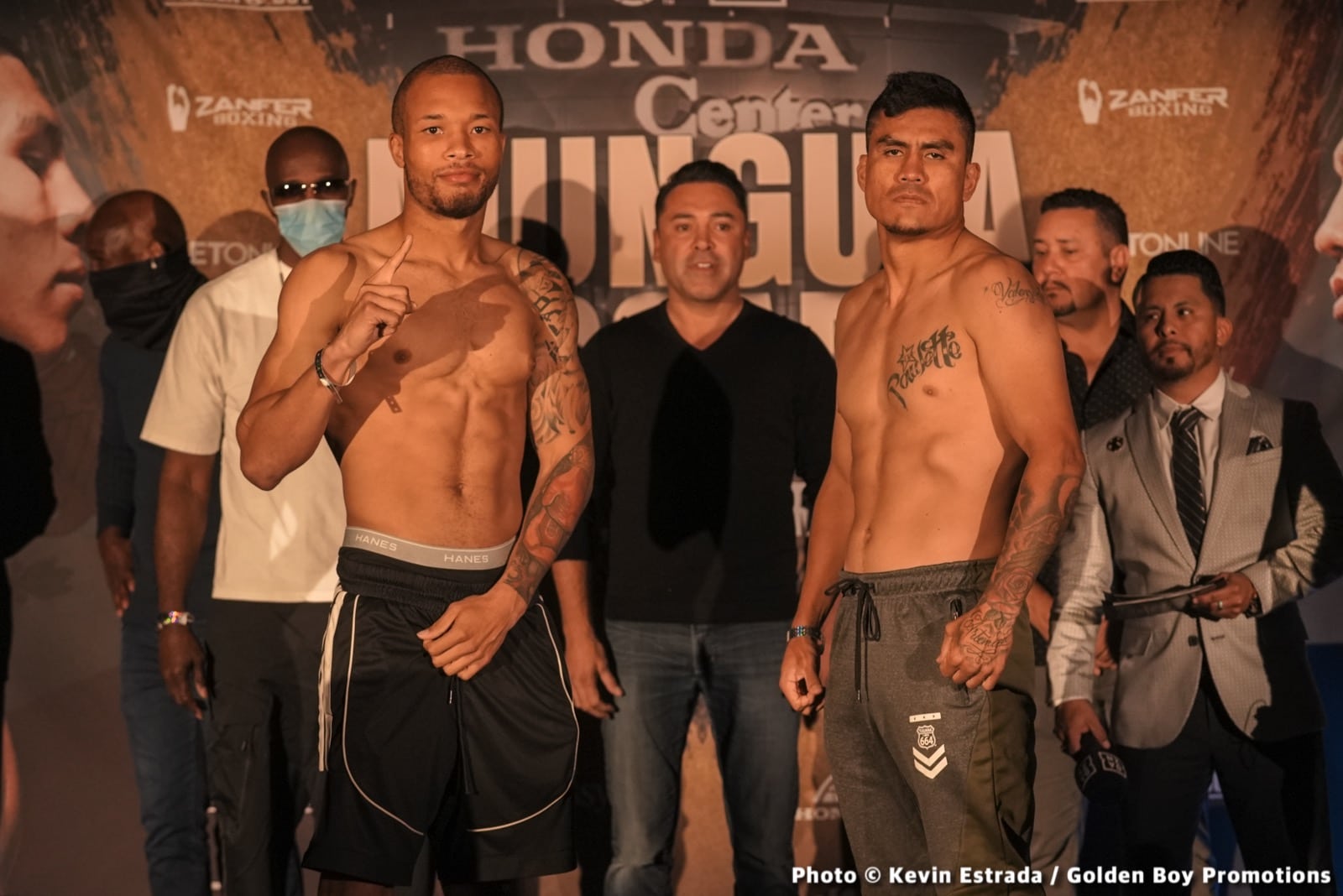Boxing photo: Gabriel Rosado, Jaime Munguia image Jaime Munguia vs. Gabriel Rosado - weights