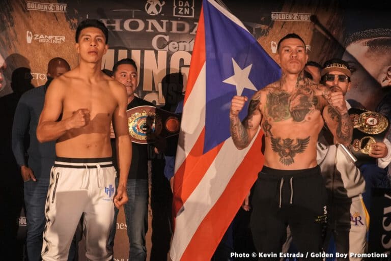 Jaime Munguia vs. Gabriel Rosado - weights