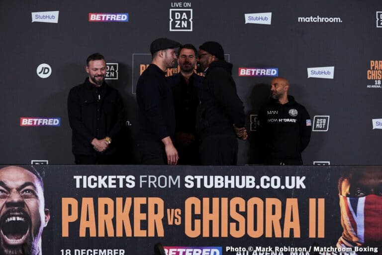 Derek Chisora vs. Joseph Parker II press conference quotes + photos