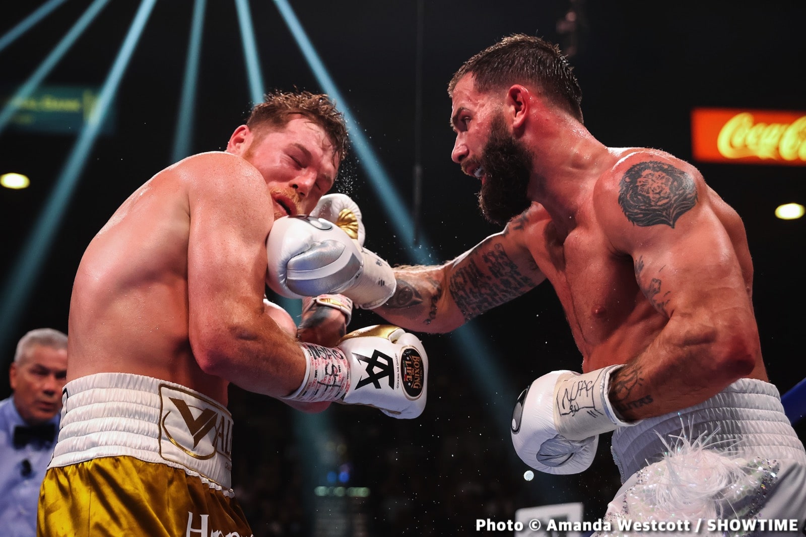 Saul ‘Canelo’ Alvarez becomes first ever undisputed super middleweight champion with 11th round knockout of Caleb Plant