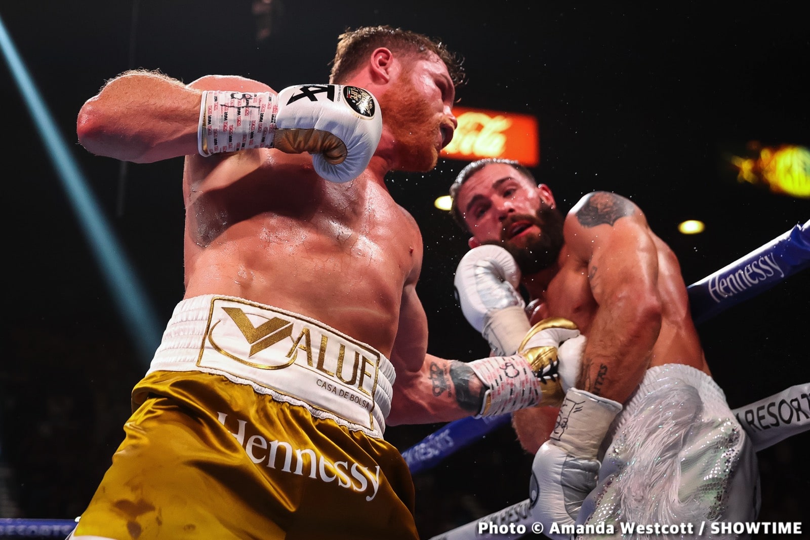 Saul ‘Canelo’ Alvarez becomes first ever undisputed super middleweight champion with 11th round knockout of Caleb Plant