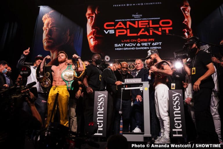 WATCH LIVE: Canelo vs. Plant Showtime Weigh In Stream