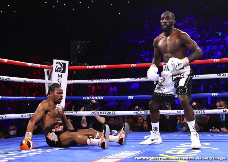 Terence Crawford gives Errol Spence Jr fight update