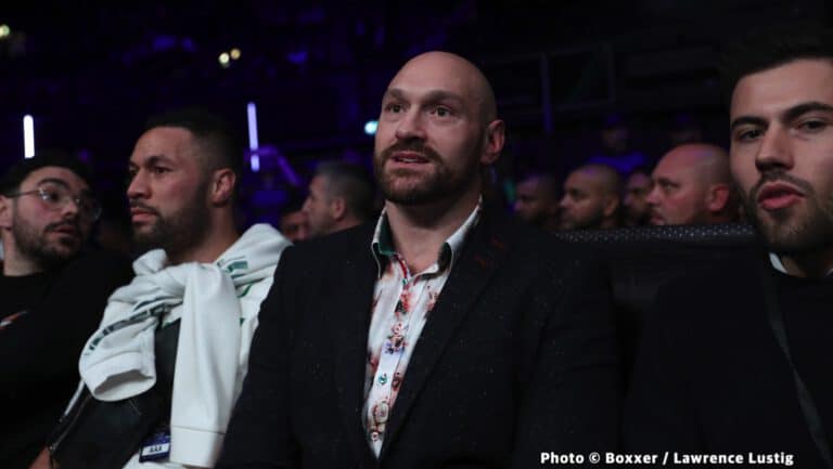 Tyson Fury/Oleksandr Usyk Go Face-To-Face (Almost!)