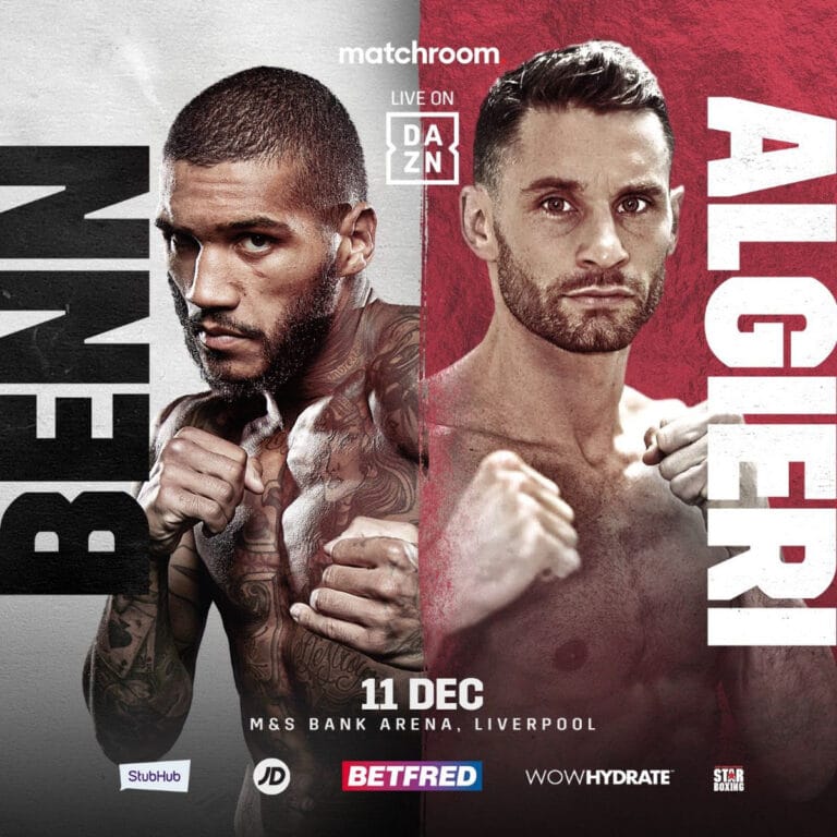 Conor Benn predicting "masterclass" performance against Chris Algieri