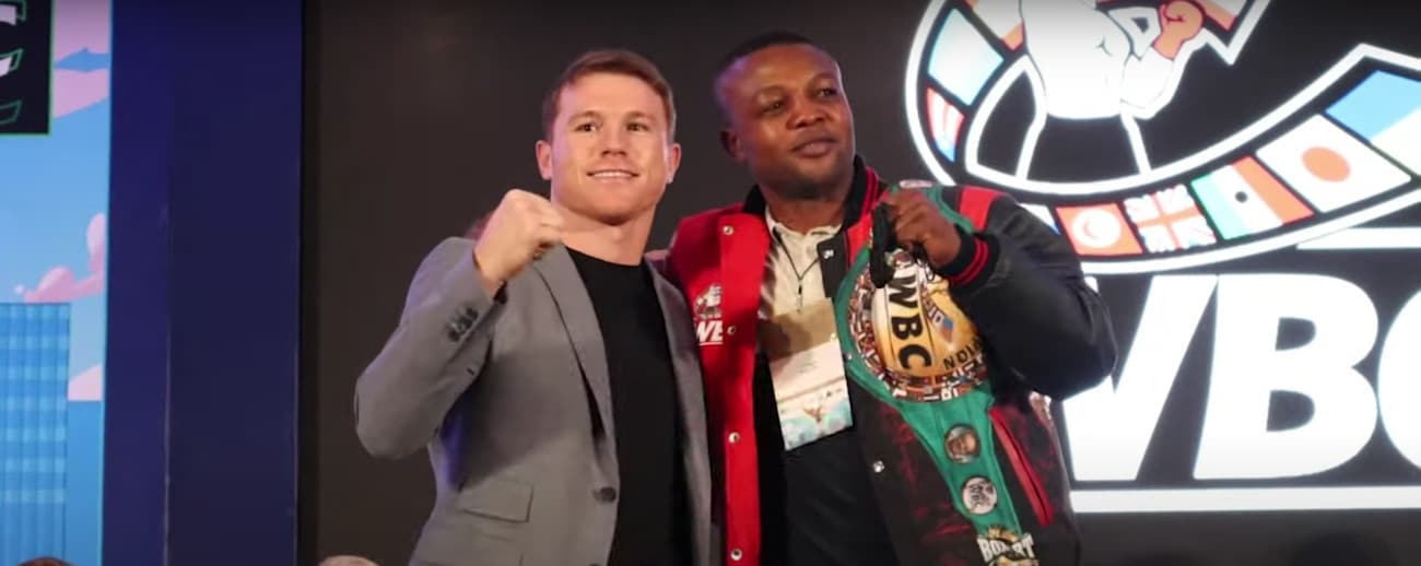 Canelo Alvarez and Ilunga Makabu meet for face-off at WBC convention today