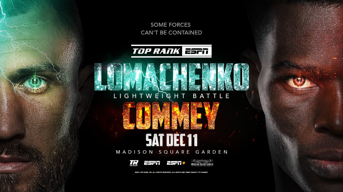 Lomachenko 100% healthy, prepared to destroy Commey on Saturday