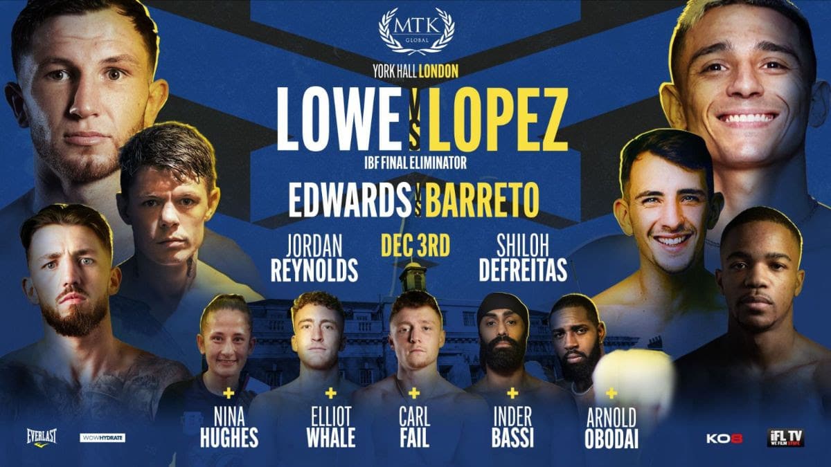 Isaac Lowe, Luis Alberto Lopez boxing image / photo