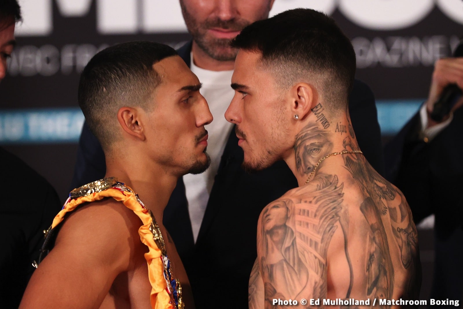 Teofimo Lopez 135 vs. George Kambosos 134.4 - weigh-in results