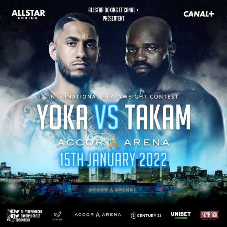 Tony Yoka. vs Carlos Takam On Jan 15th In Paris