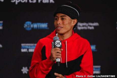 Brandun Lee, Cody Crowley, Juan Heraldez, Nonito Donaire, Reymart Gaballo - Press Room