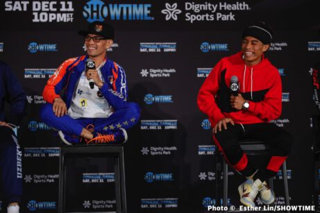 Brandun Lee, Cody Crowley, Juan Heraldez, Nonito Donaire, Reymart Gaballo - Press Room