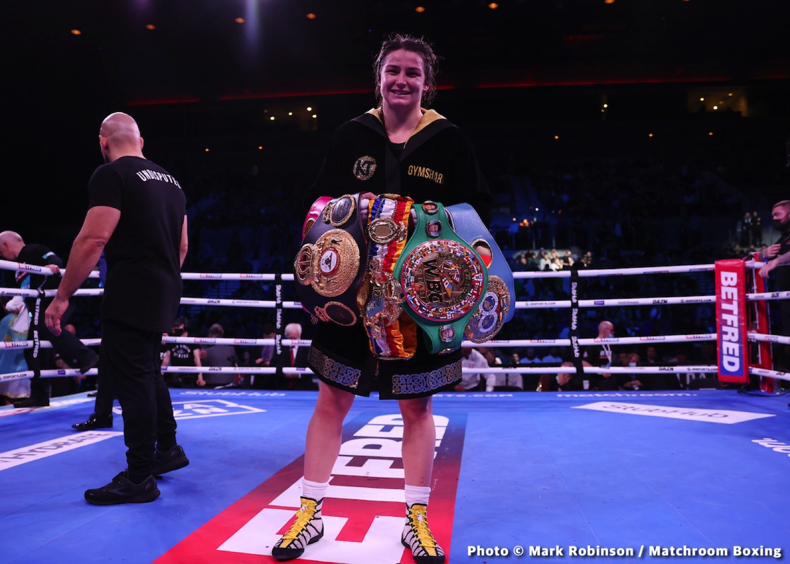 Boxing photo: Chris Algieri, Conor Benn image Conor Benn Scores Impressive Fourth Round KO Over Chris Algieri - Boxing Results