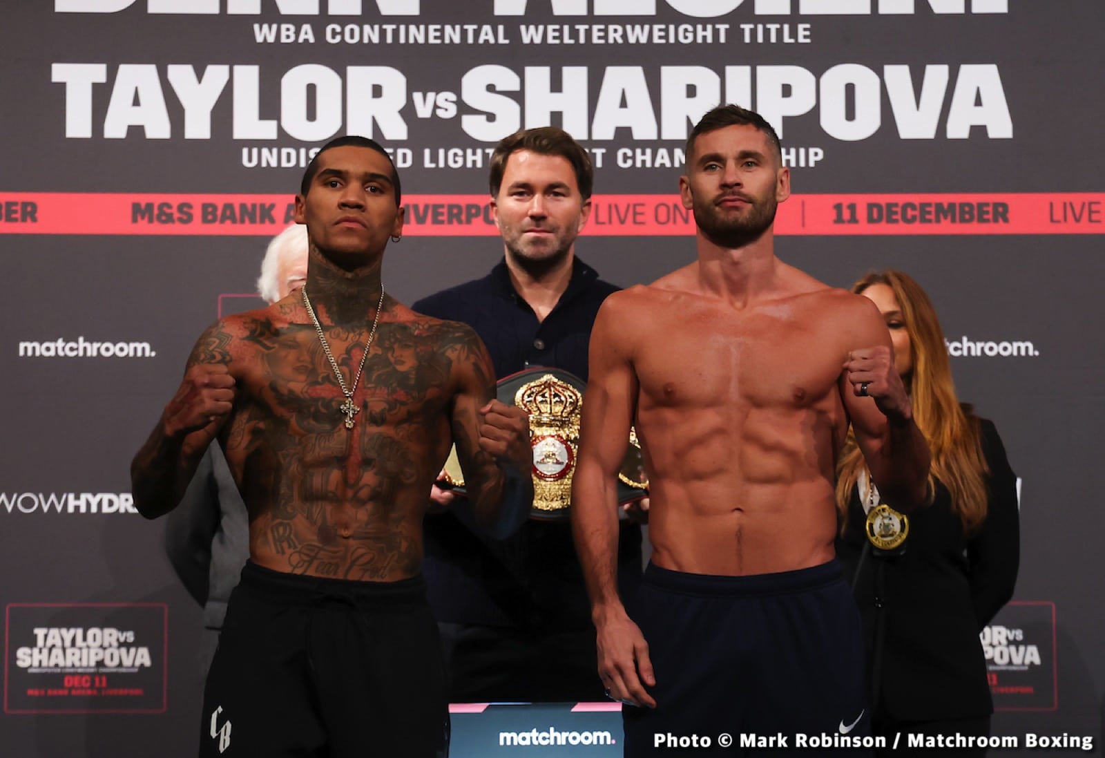 Conor Benn - Chris Algieri Official DAZN Weigh In Results