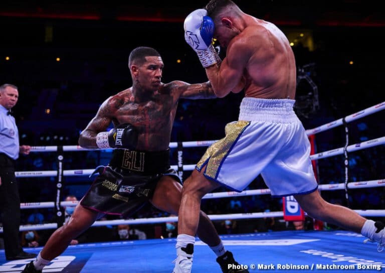 Eddie Hearn reacts to criticism of Conor Benn vs Chris van Heerden