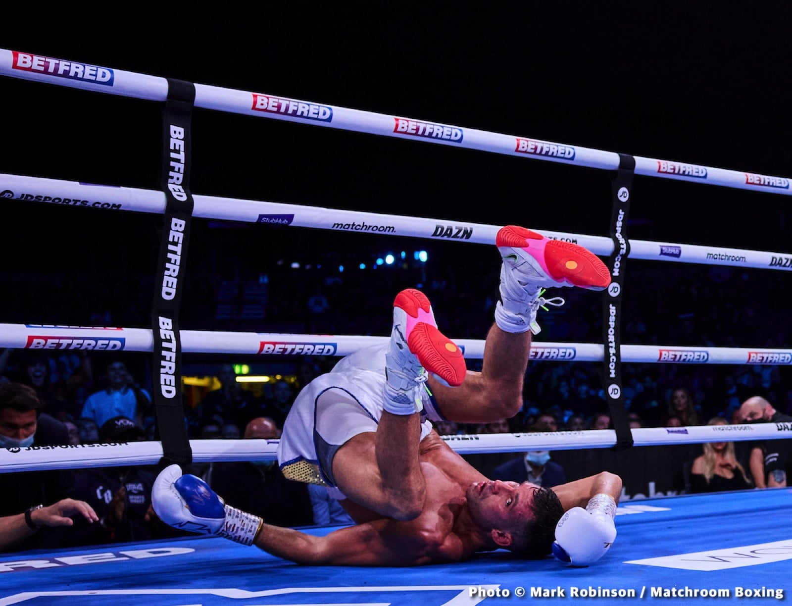 Boxing photo: Chris Algieri, Conor Benn image Conor Benn Scores Impressive Fourth Round KO Over Chris Algieri - Boxing Results