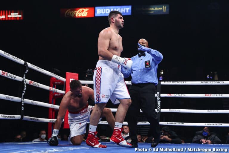 Filip Hrgovic Powers Past Emir Ahmatovic In Three-Rounds; Wants A Big Fight Next