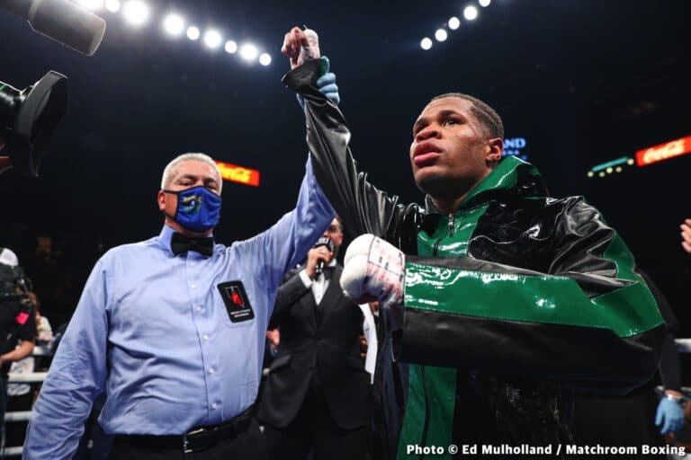 Devin Haney willing to be B-side for George Kambosos Jr fight says Eddie Hearn