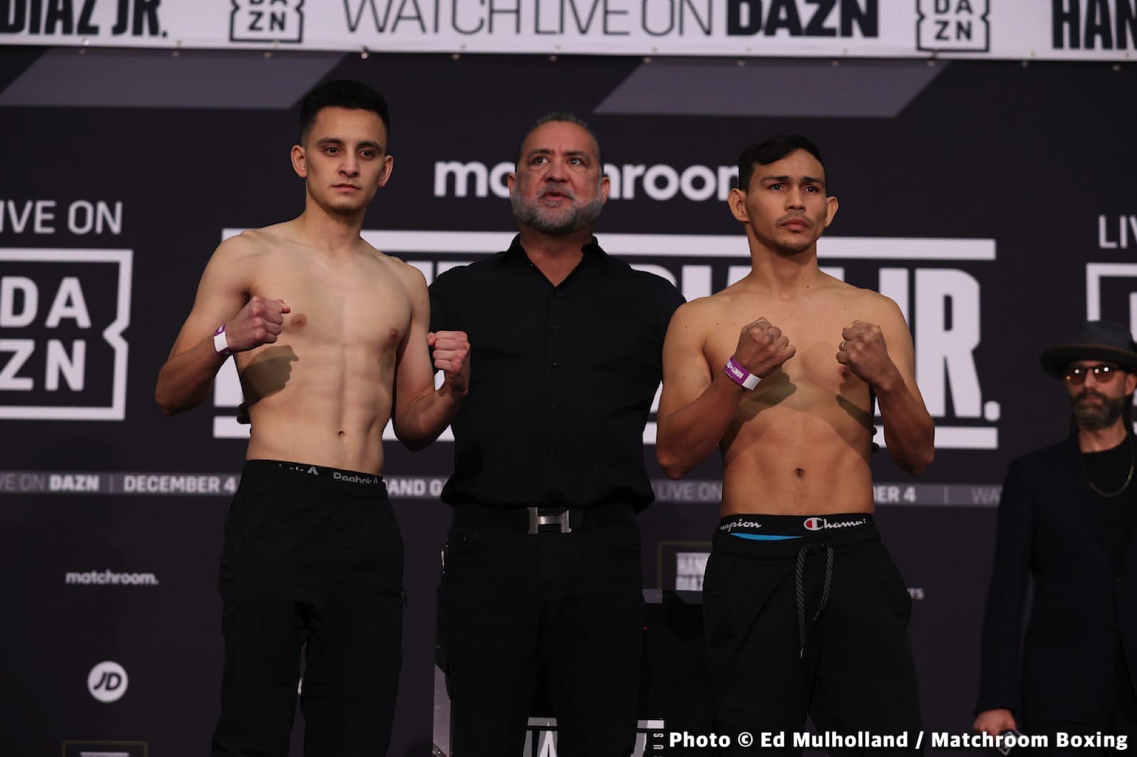 Devin Haney 135 vs. Joseph Diaz 134.4 - DAZN Weigh-in results