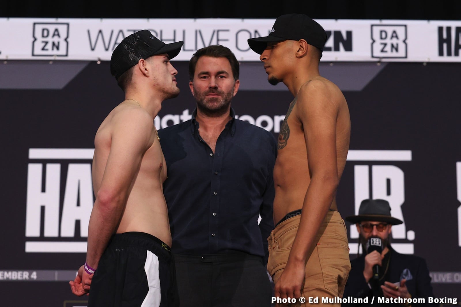Devin Haney 135 vs. Joseph Diaz 134.4 - DAZN Weigh-in results