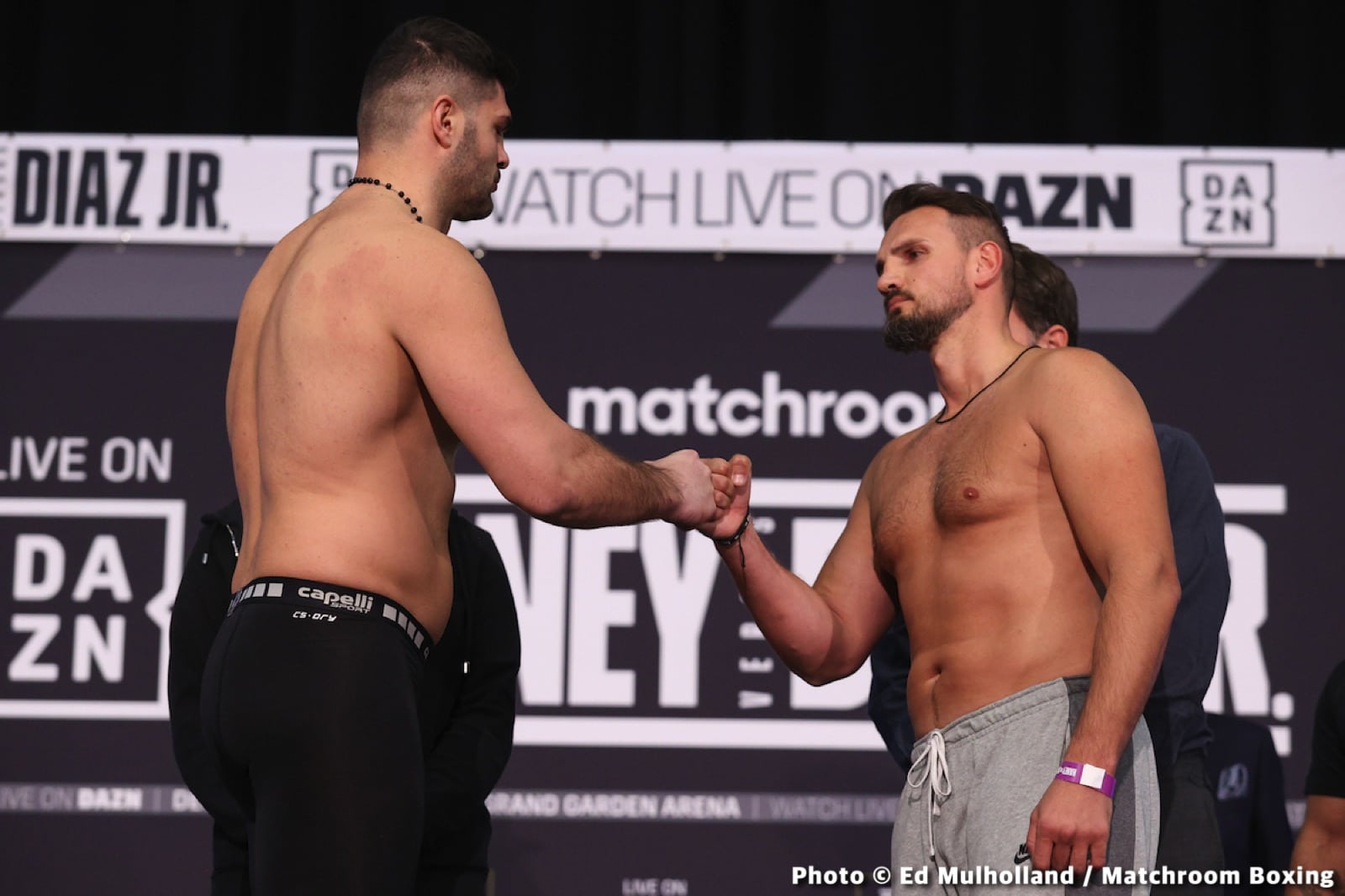 Devin Haney 135 vs. Joseph Diaz 134.4 - DAZN Weigh-in results