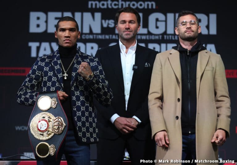 Conor Benn vs Chris Algieri On Saturday: Can Benn Get The Stoppage, Or Might Algieri Upset The Apple-Cart?