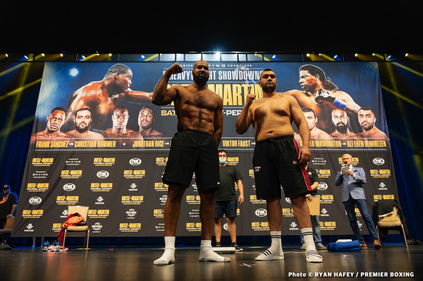 Luis Ortiz vs. Charles Martin & Frank Sanchez vs. Christian Hammer Weights