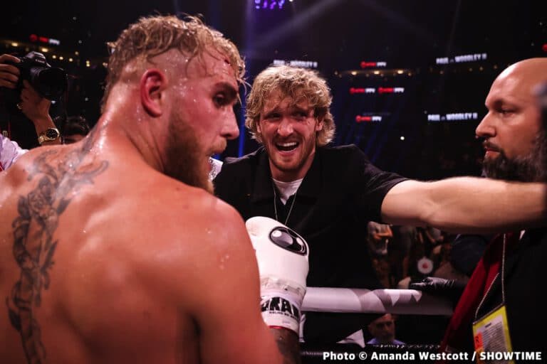 Video: Jake Paul Runs Away From Floyd Mayweather