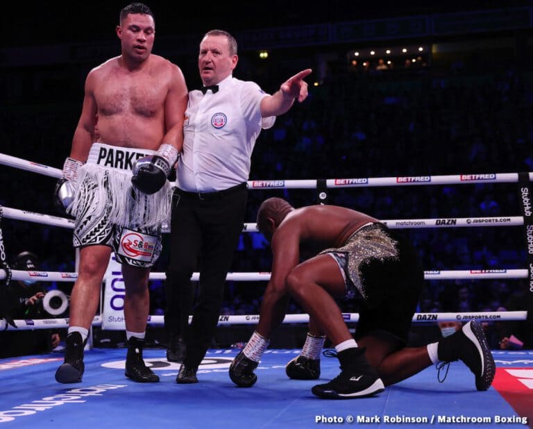 Joseph Parker wants Joyce, Whyte or Wilder next