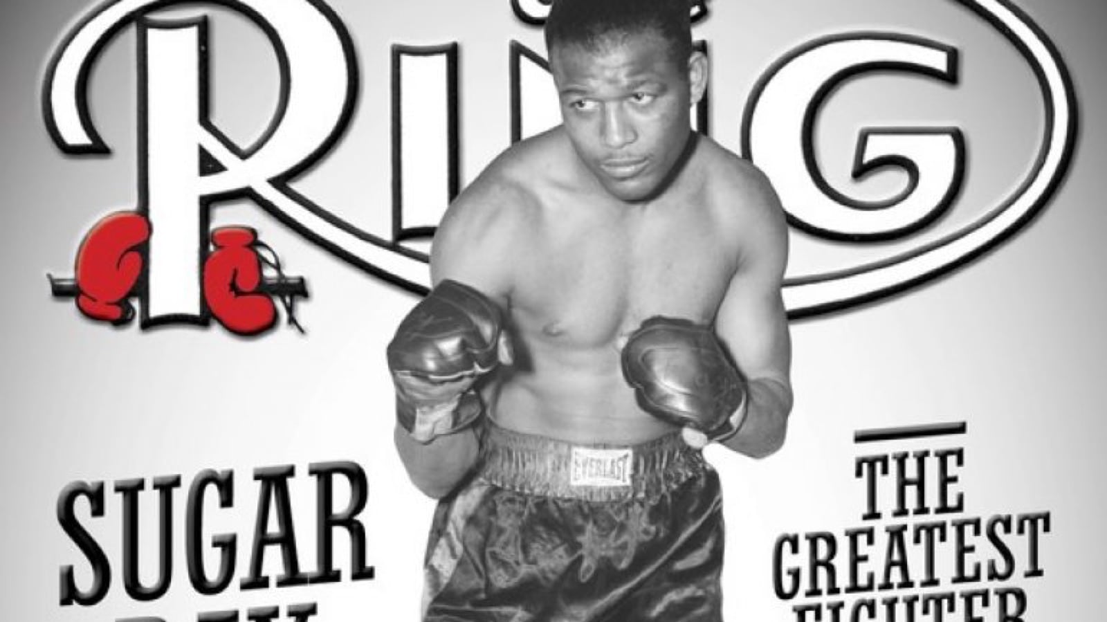 Sugar Ray Robinson boxing image / photo