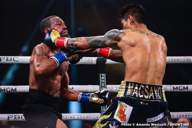 Photos: Magsayo & Matias Win In AC, Nyambayar and Lukas Fight to Split-Draw