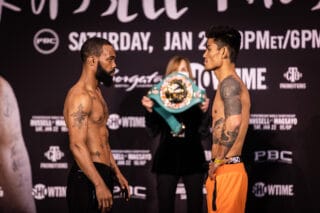 Gary Russell Jr. 125.5 vs. Mark Magsayo 125.5 – weigh-in results for SHOWTIME this Saturday, Feb.22