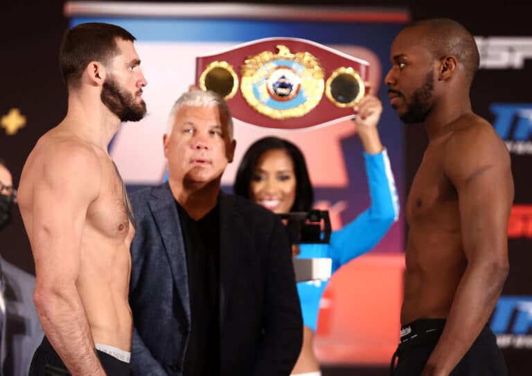 Joe Smith Jr. vs. Steve Geffrard - weights