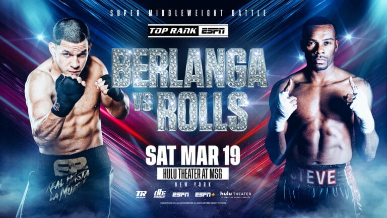 Edgar Berlanga faces Steve Rolls on March 19th LIVE on ESPN