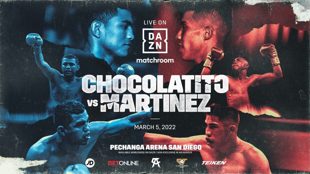 Julio Cesar Martinez battles Roman Gonzalez on March 5 on DAZN in San Diego