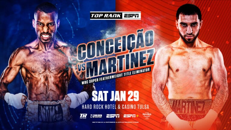 Conceição - Martinez ESPN & FITE TV live Stream this Saturday