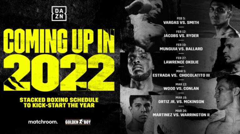 DAZN Kicks Off 2022 In Style With Eight Blockbuster Fights