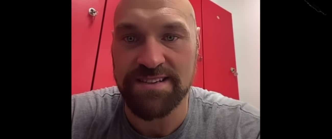 Tyson Fury confirming he's fighting Dillian Whyte next