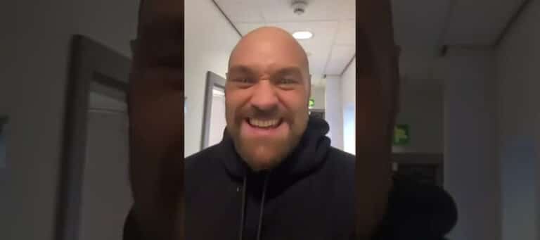 Tyson Fury confirming he's fighting Dillian Whyte next