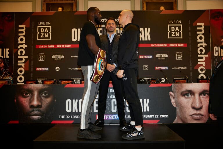 Cieslak tough fight for Lawrence Okolie on Sunday