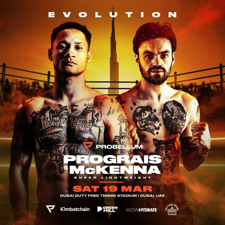 Regis Prograis battles Tyrone McKenna on March 19th in Grudge Match in Dubai