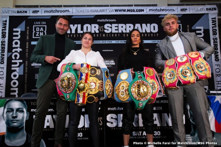 WATCH LIVE: Katie Taylor - Amanda Serrano DAZN Weigh In