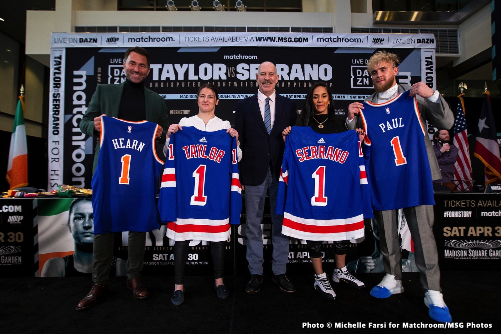 Quotes / Photos: Taylor - Serrano New York Press Conference
