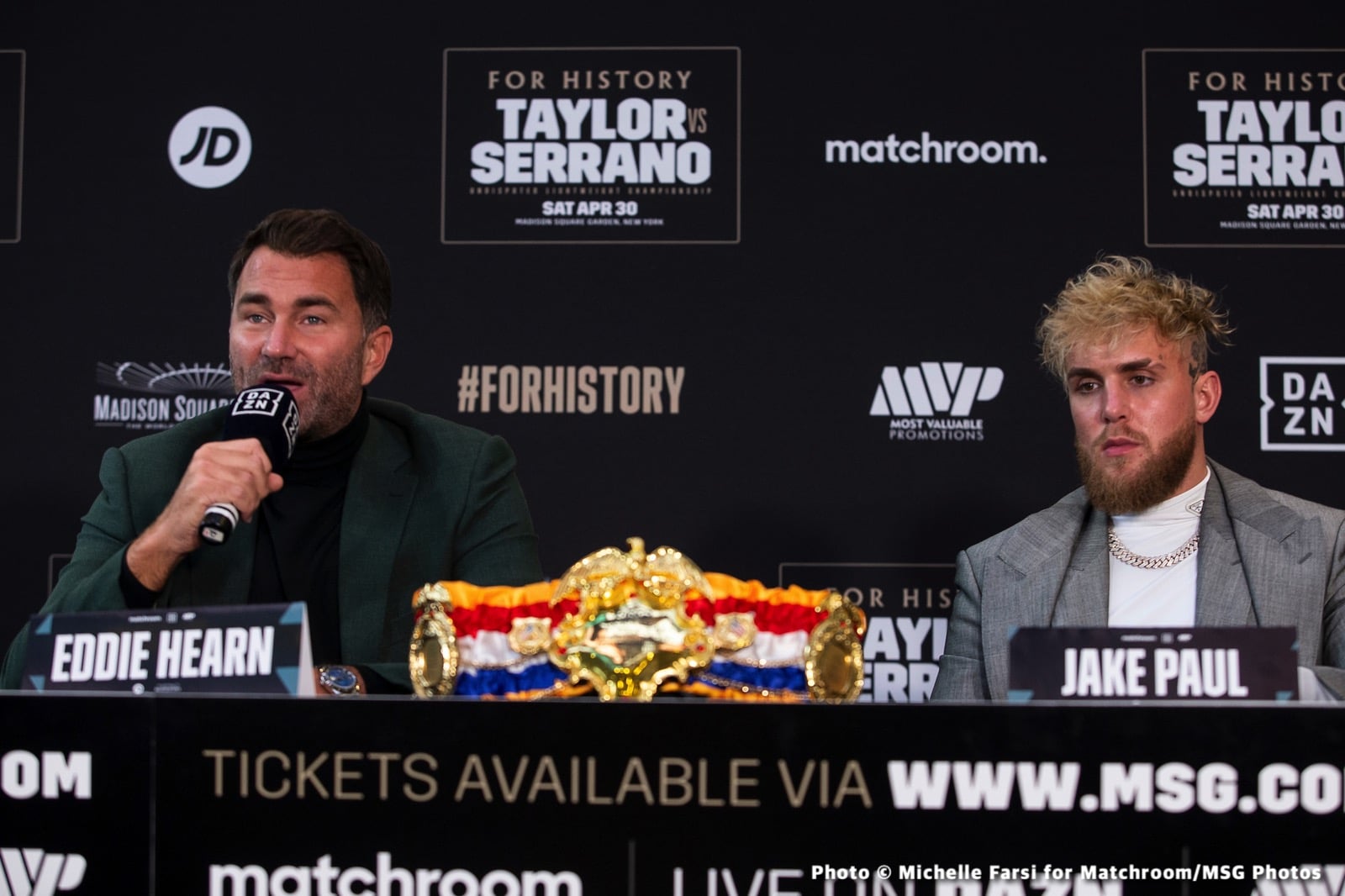 Quotes / Photos: Taylor - Serrano New York Press Conference