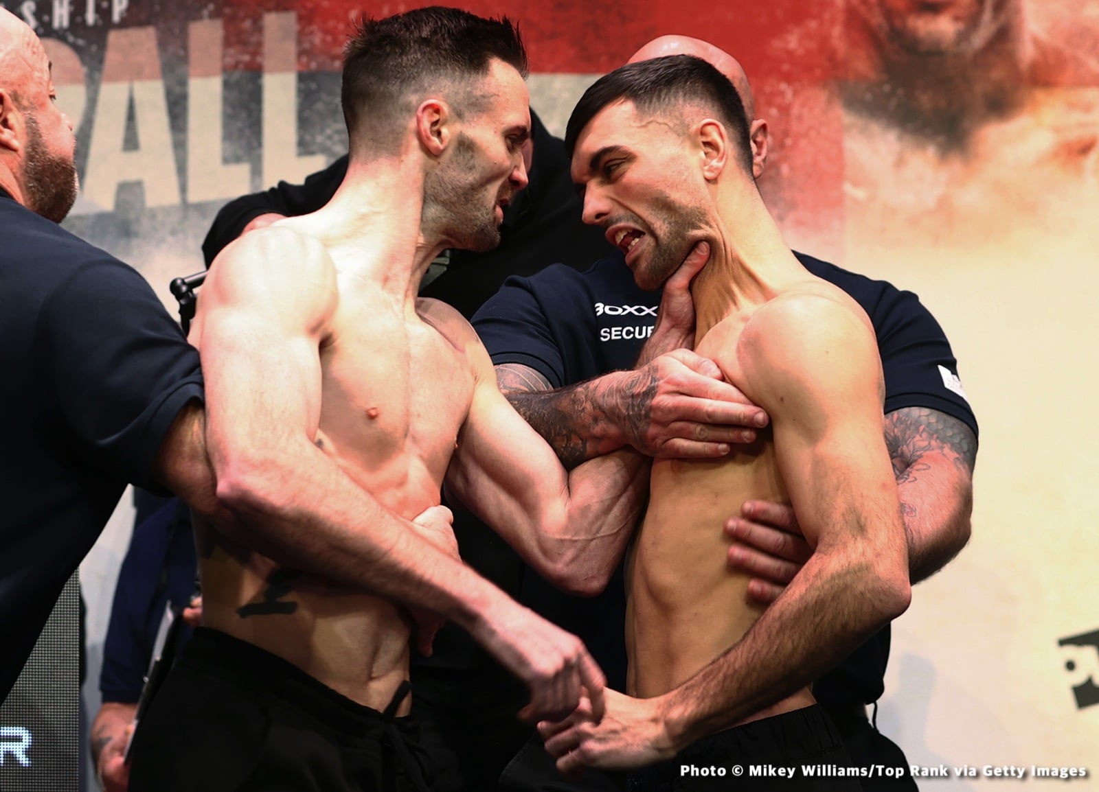 Taylor vs. Catterall Official Sky / ESPN Weigh In Results